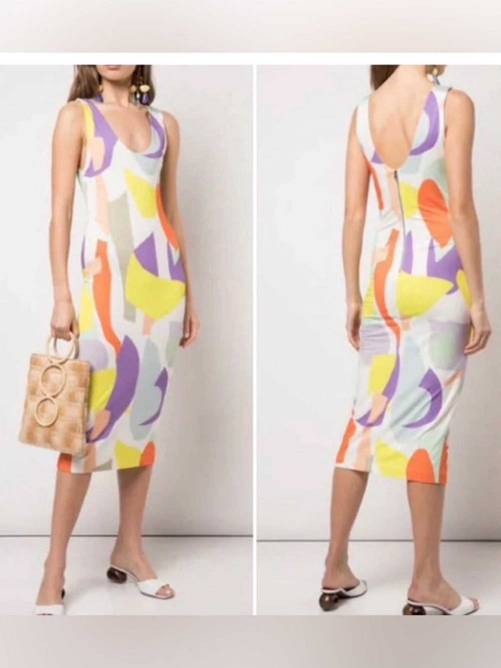 Alice + Olivia James fitted tank dress size 8